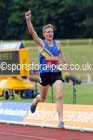James Wilkinson (Leeds City) wins the 3000 metres steeplechase, 2014 Sainsbury's British Championships. Photo: David T. Hewitson/Sports for All Pics